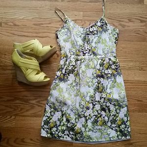 Madewell Silk Floral Dress